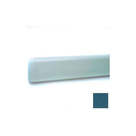 Pawling Wall Guard W/Rounded Top Edge, Aluminum Retainer, 4"H x 12'L, Alexis Blue WG-4-12-583